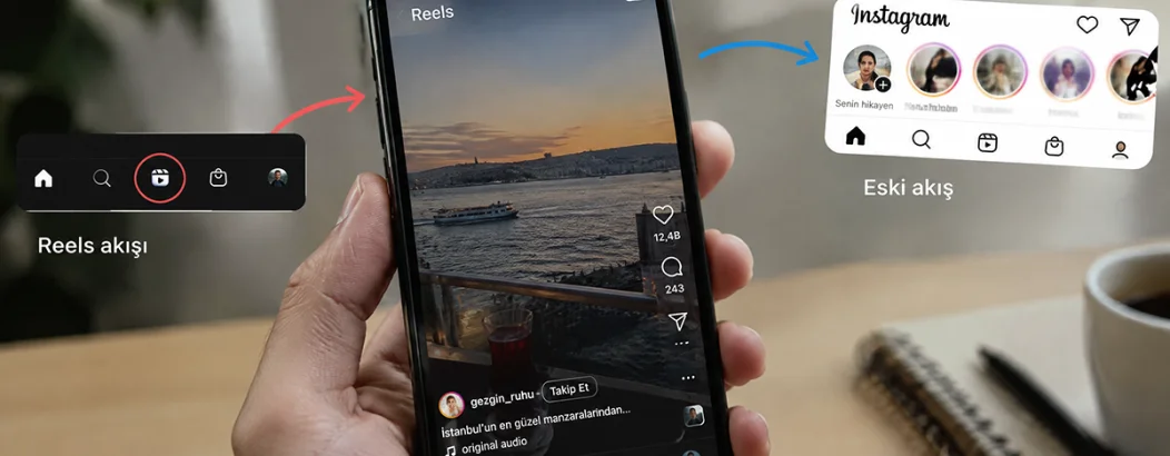 Instagram Reels akışıyla açılıyorsa eski akışa nasıl dönülür?