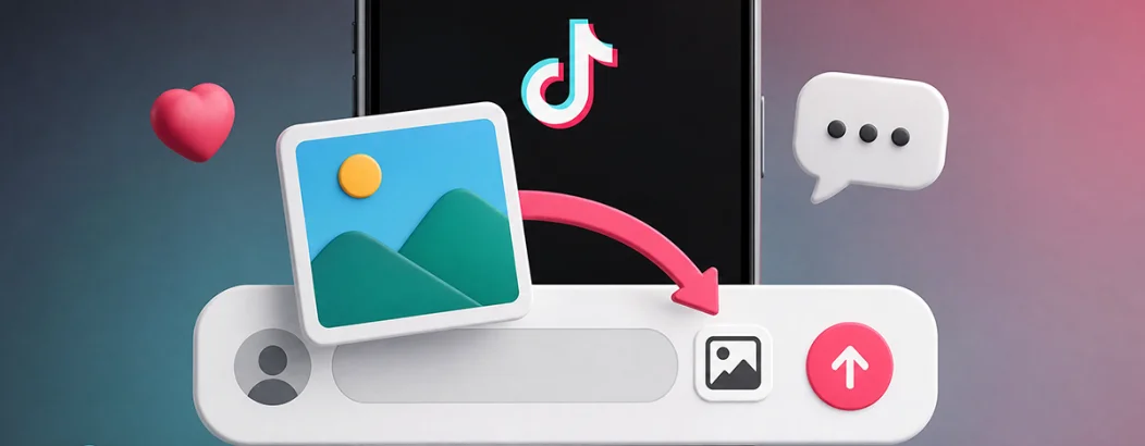 TikTok yoruma fotoğraf nasıl eklenir?