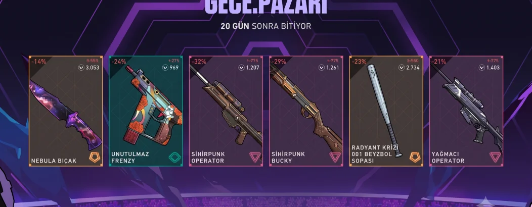 Valorant Gece Pazarı Hangi Tarihte Açıldı, Kaç Gün Sürecek?