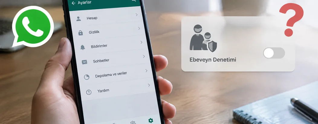 WhatsApp ebeveyn denetimi ayarlarda neden görünmüyor?