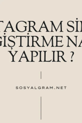 İNSTAGRAM SİMGE DEĞİŞTİRME NASIL YAPILIR ?