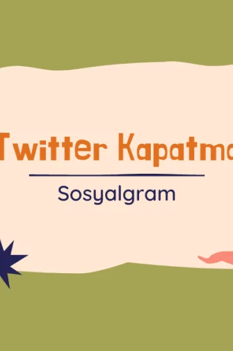 Twitter Kapatma