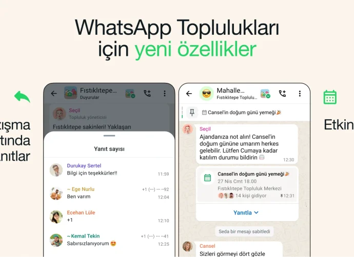 WhatsApp etkinlik seçeneği neden görünmüyor, ne yapmalı?