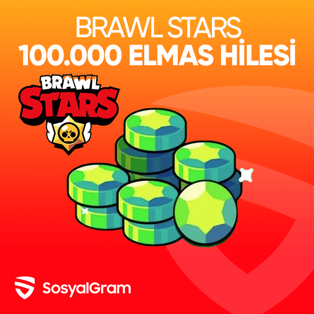 brawl stars 100.000 elmas hilesi
