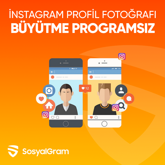 instagram profil fotoğrafı büyütme programsız