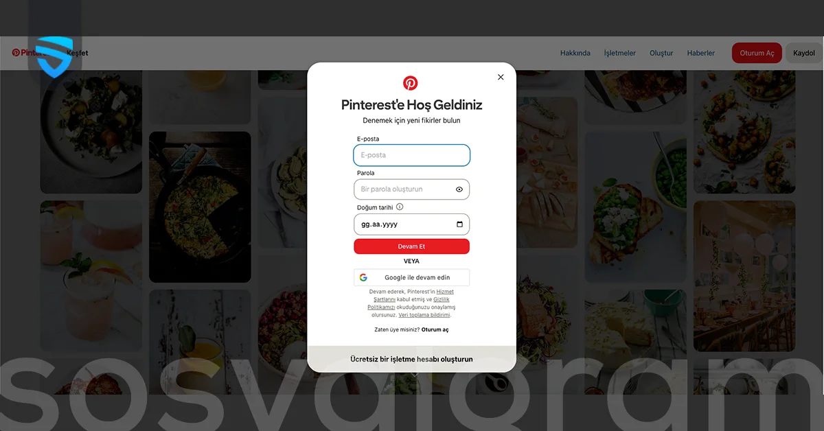 Pinterest Hesabı Nasıl Oluşturulur