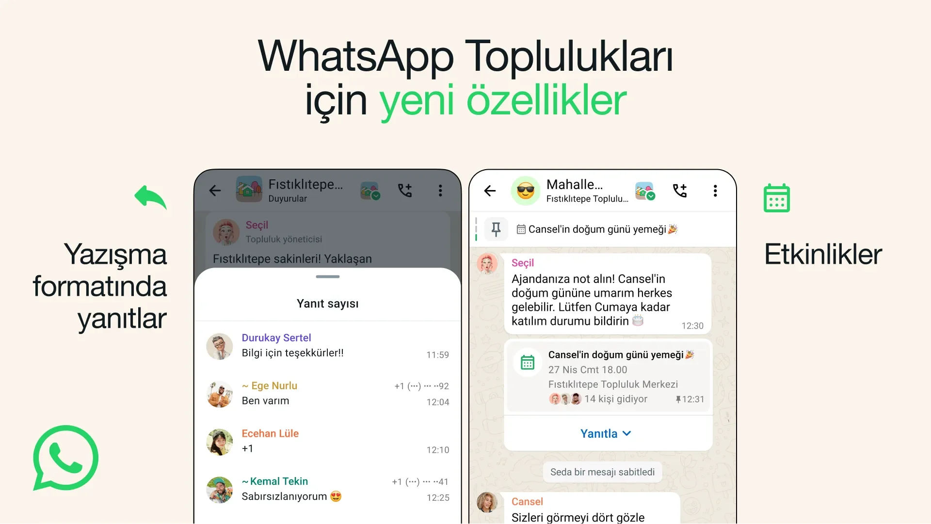 WhatsApp etkinlik seçeneği neden görünmüyor, ne yapmalı?